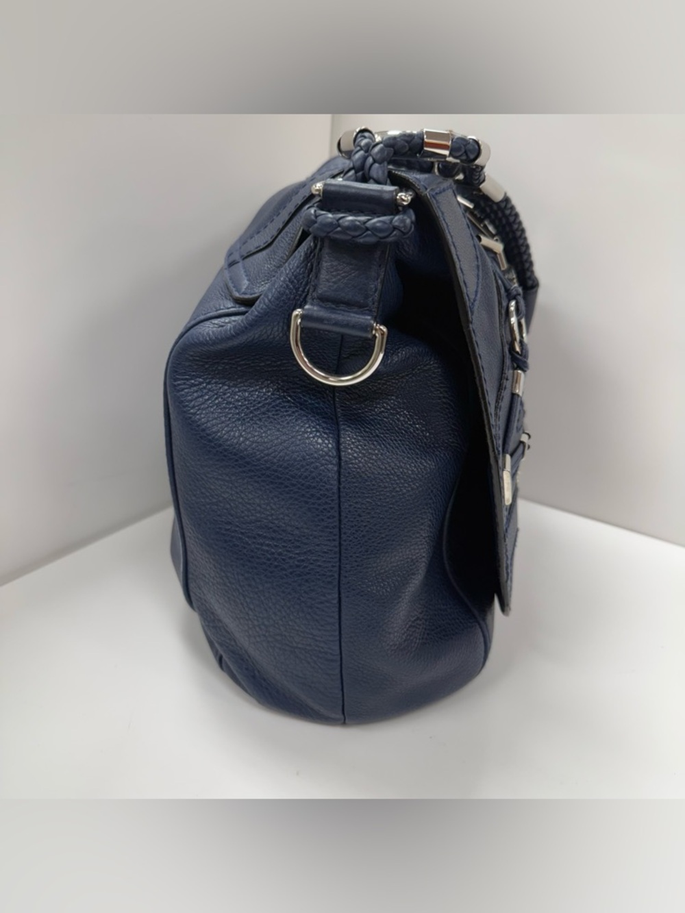 Gucci Techno Horsebit Convertible Hobo Embellished Leather Large in Blue - Picture 7 of 12